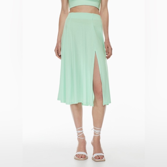 Wilfred Dresses & Skirts - Aritzia | Wilfred‎ beach Midi Skirt with slit size M WHITE